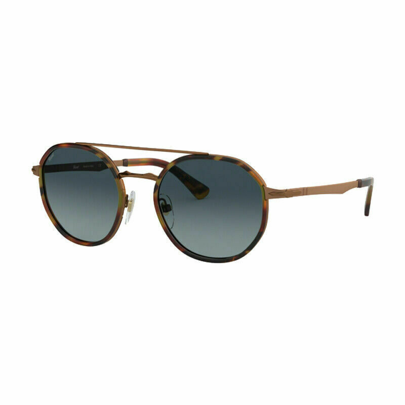 Новые солнцезащитные очки Persol PO2456S 1081Q8 53 с коричнево-синими градиентными линзами