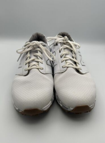 Neu New Balance Golf Brighton Schuhe weiß/braun Größe 14 M - Bild 4 von 12