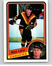 1984-85 O-Pee-Chee #321 Rick Lanz  Vancouver Canucks V64604