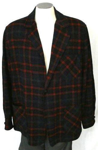 Pendleton Black Large Single Breasted Sport Coat … - image 1