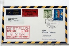 F294  LUFTHANSA ALLEMAGNE  LUFTPOST FIRST FLIGHT PREMIER 1° VOL AVION  COVER 