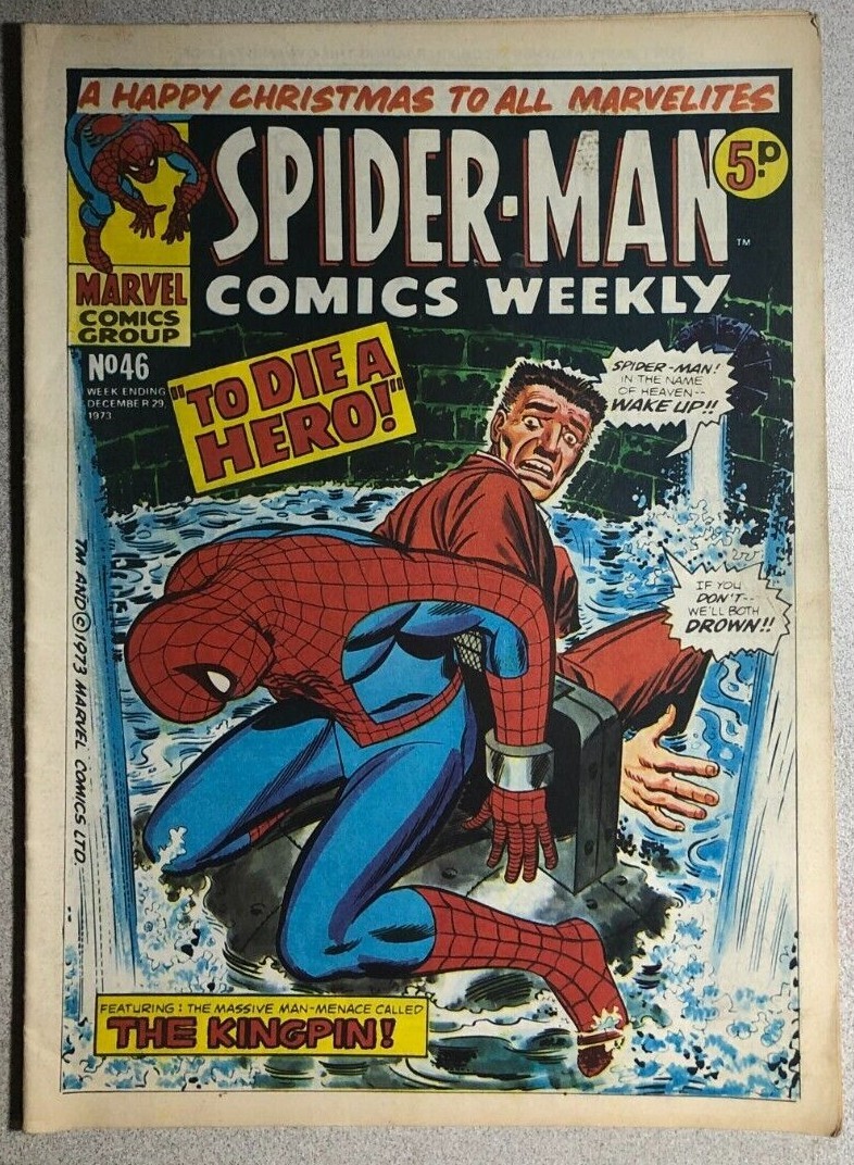 SPIDER-MAN COMICS WEEKLY #46 (1973) Marvel UK Thor VG+ | eBay