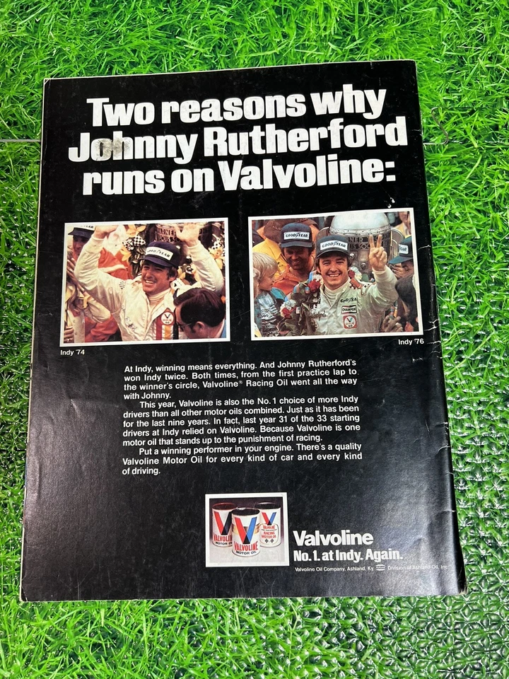 OFFICIAL 1977 INDIANAPOLIS 500 RACE PROGRAM - A.J. FOYT WINS - Image 4 of 4