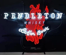 Pendleton Whisky 20"x16" Neon Lamp Light Sign With HD Vivid Printing