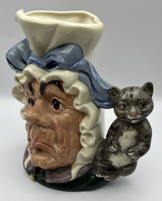 Royal Doulton große Figur Toby Kanne ''The Cook And The Cheshire Cat'' D 6842