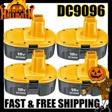 2/4PACK 18V For Dewalt 18 VOLT DC9096 DC9098 Ni-MH Battery DC9096-2 Replacement