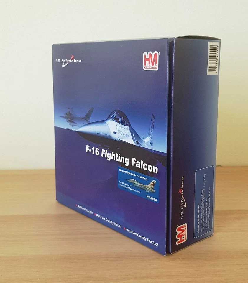 Hobby Master 1/72 HA3825, F-16A Red IDF/AF 115th (Flying Dragon) Sqn, Israel Foto 4 de 4