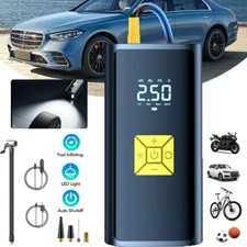 12V Digital Tire Inflator Car Air Pump 150 PSI Compressor Electric Portable Pump