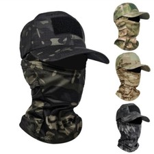 Tactical Camouflage Balaclava Full Face Mask Set Men Women Hunting