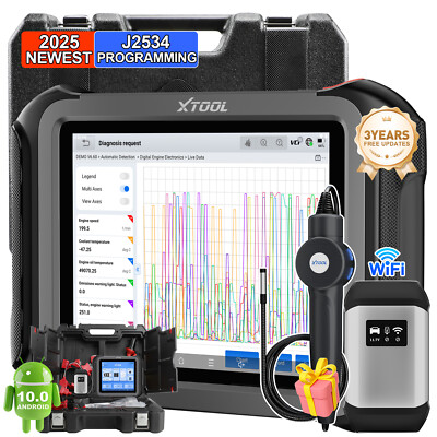 2026 XTOOL D9MAX J2534 Programming Diagnostic Tool OBD2 Scanner Topology Mapping