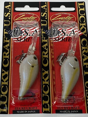 Lipped Crankbaits by Lucky Craft, Lot of 2 LC 1.0D-7 3/8 oz., New