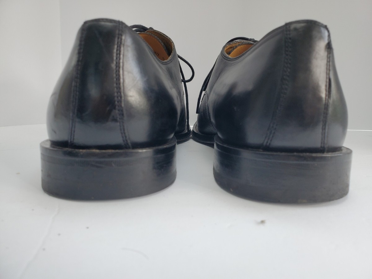 Johnston & Murphy Corbett Black Cap Toe Oxfords Shoes Mens 12 M 15-0671 Johnston & Murphy Corbett Black Cap Toe Oxfords Shoes Men main image 2