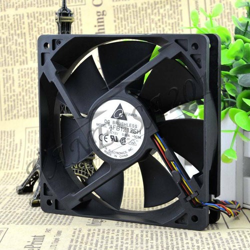 DELTA AFB1212SH 120*120*25mm 12V 0.8A 4pin Pwm Étui Refroidissement Éventail - 第 1/5 張圖片