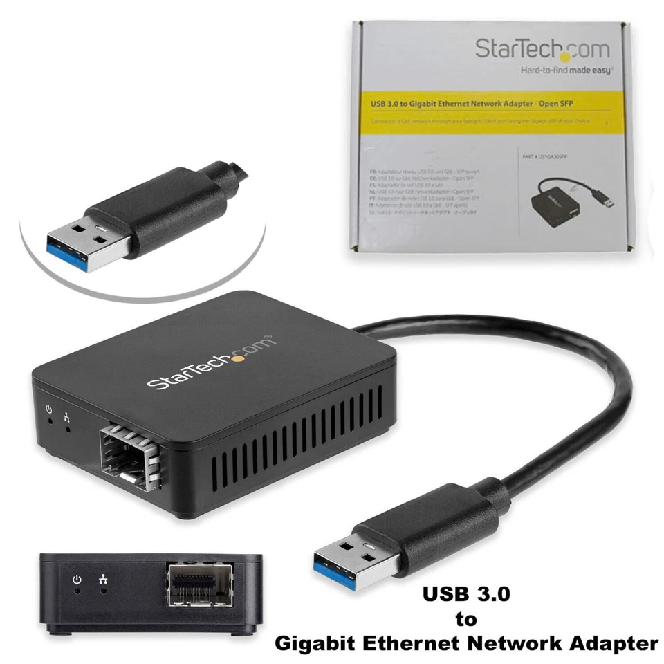StarTech.com USB 3.0 to Fiber Optic Gigabit Network Adapter Converter US1GA30SFP - Image 3 of 4