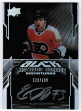 23/24 SPX UD BLACK ELLIOT DESNOYERS LRA-ED LUSTROUS ROOKIES SIGNATURES AUTO /299