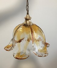 Carlo Nason Mazzega Murano ? Lustre suspension verre Design XXe