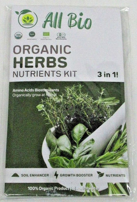 ALL BIO Herb Plant Nutrients Kit 3 in 1/ 10g