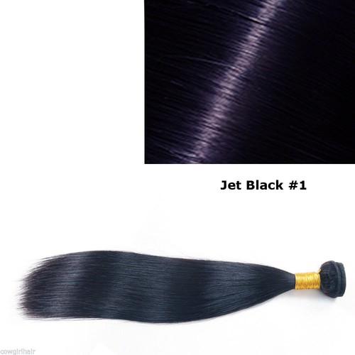 Silky Straight Virgin Indian Brazilian Malaysian Peruvian Human Hair 1or3 Bundle - Picture 12 of 16