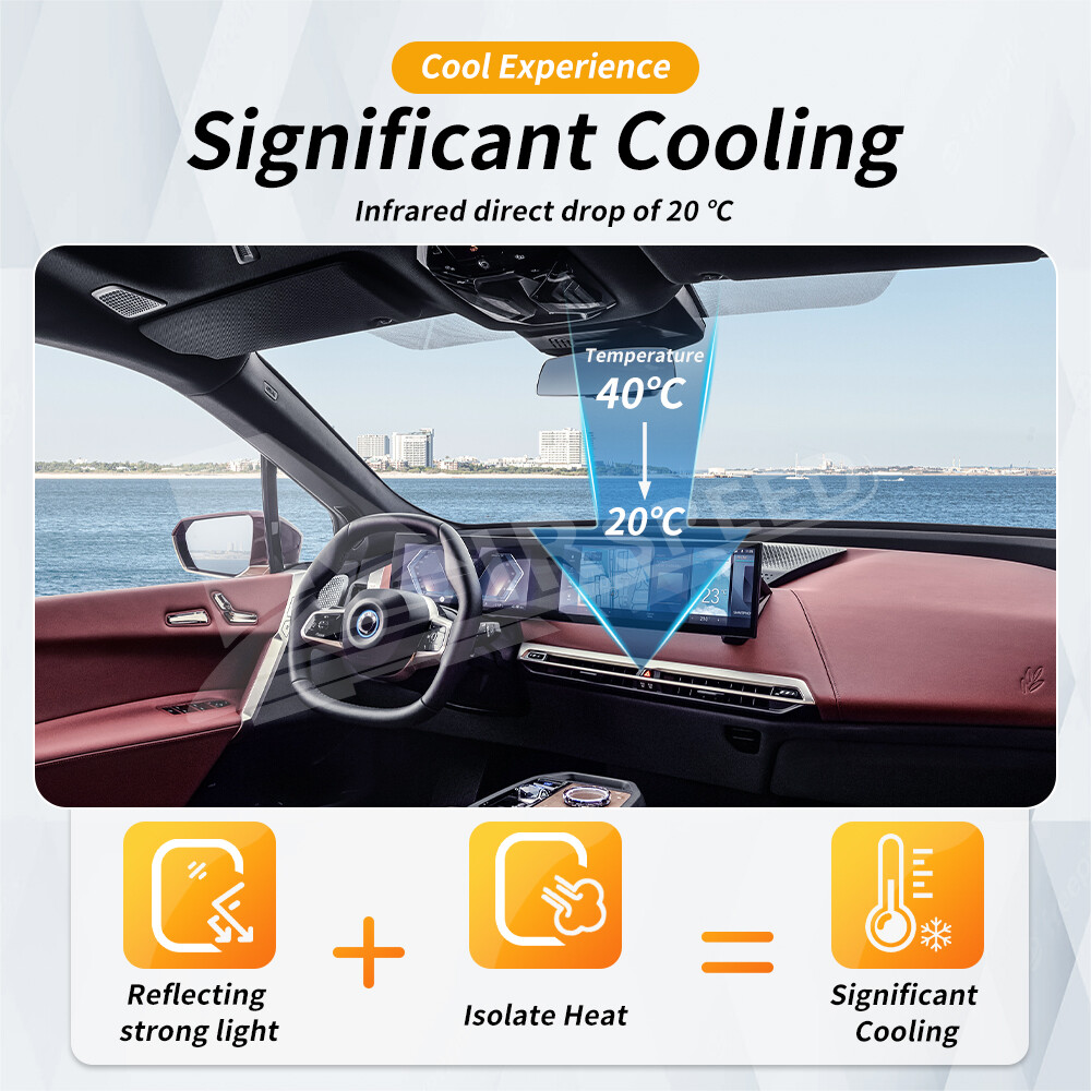 Car Sunroof Ice Armor Precut Piant Protection Film TPU For BMW iX 2020-2024