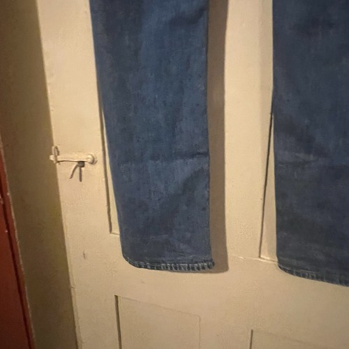 LEVIS 505 JEANS MENS 40X32 BLUE REGULAR FIT MEDIUM WASH DENIM CLEAN ORIGINAL EUC - Picture 12 of 18