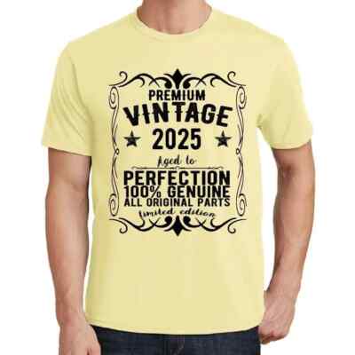 Herren Grafik T-Shirt Alle Originalteile bis zur Perfektion gealtert 2025   All