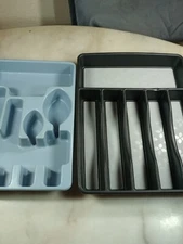 2 Rubbermaid Flatware Tray Drawer Organizers.  Made in the USA