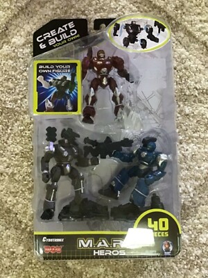 M.A.R.S HEROS ACTION FIGURE CREATE & BUILD 40 PCS