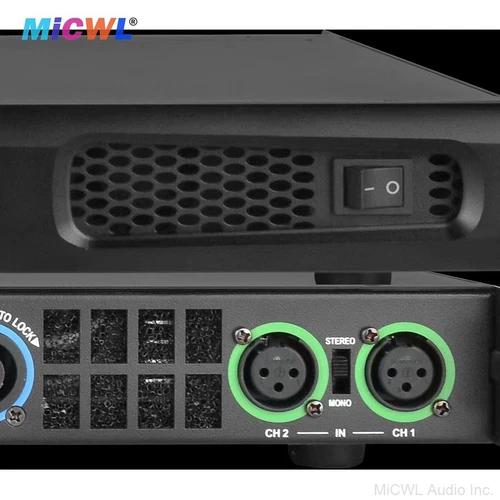 1U Audio Amplifier 5200 Watt 4 Channels 650W Digital Power AMP For Home Karaoke - Picture 7 of 8