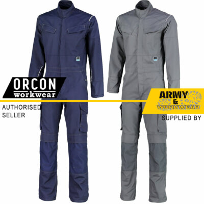 Heavy Weight Coverall Boilersuits Cargo Multi & Knee Pad