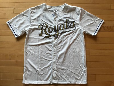 kc royals jersey gold letters