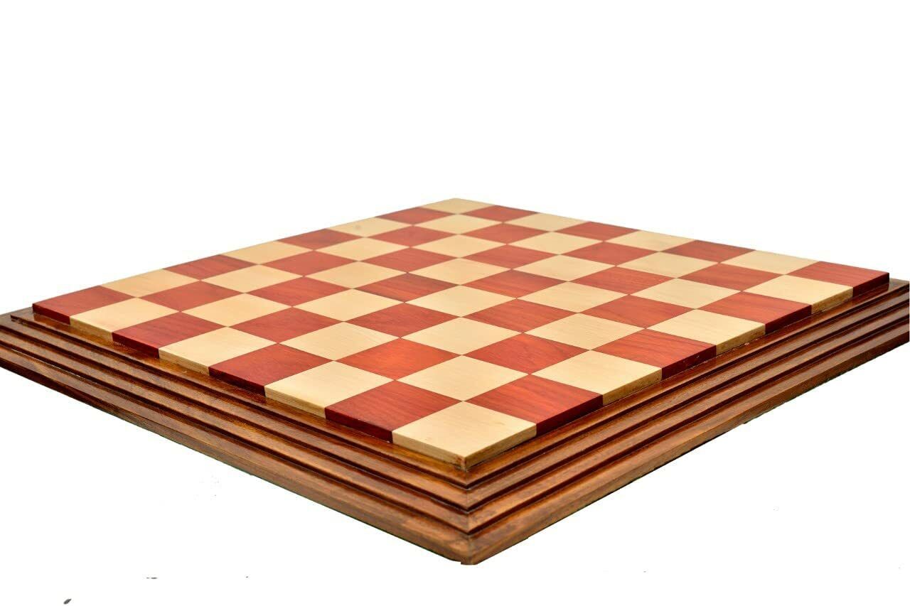 Premium Series solid wood Chess Board Canadian Maple wood & African Padauk