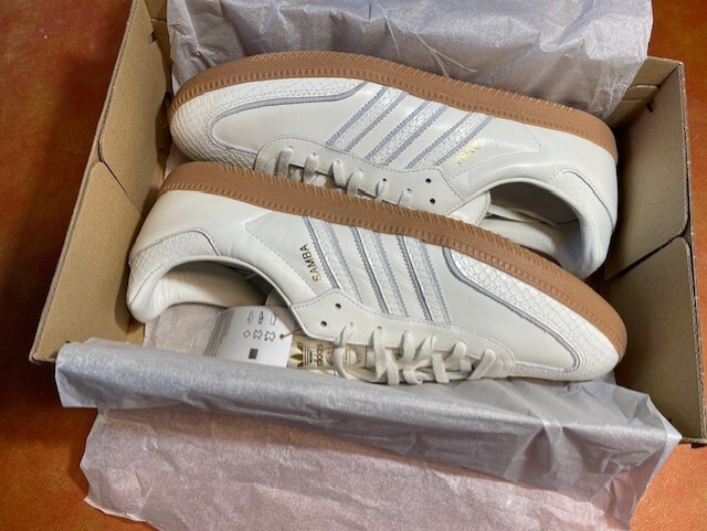 Adidas Samba OG Shoes IF1985 Core White / Core White / Gum