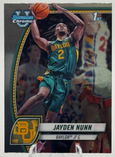 2024-25 Bowman University Chrome - Jayden Nunn #30 (RC)