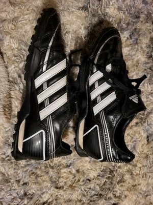 adidas Black/White Youth Baseball Softball Cleats US 3 Medium (D, M)