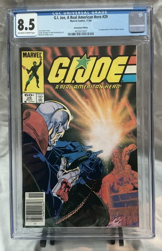 G.I. Joe A Real American Hero #29 CGC 8.5 Newsstand Edition
