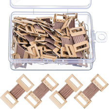 50 Pack Elastic Bandage Clips Metal Stretch Wrap Fasteners With Storage Box