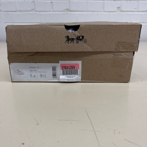 Zapatillas informales con cordones COACH Strider para mujer talla 11 gris abedul - Imagen 11 de 16