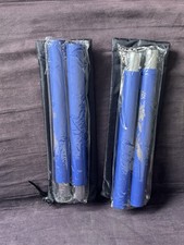 Two 2 Foam Nunchucks Dragon Pattern for Martial Art Karate Training - Blue