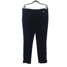 Rafaella Black Pull-on Ankle Pants Size XL Stretchy Black Pull-on Pants