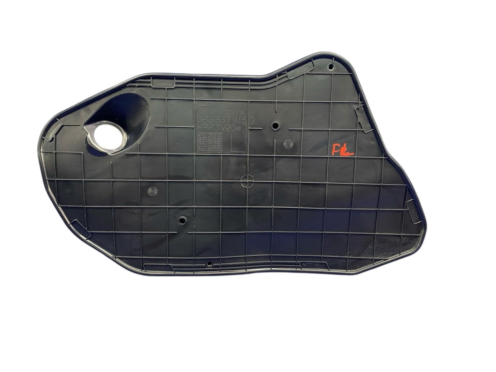 2008-2015 AUDI R8 FRONT LEFT RIGHT INTERIOR DOOR LATCH ACCESS COVER PANEL SET