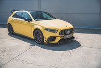 Maxton Design Frontlippe V.1 Passend FüR Mercedes-Amg A 45 S Aero Pack W177 Schw