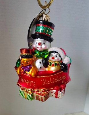Christopher Radko ''Banner Buddies'' Ornament 4'
