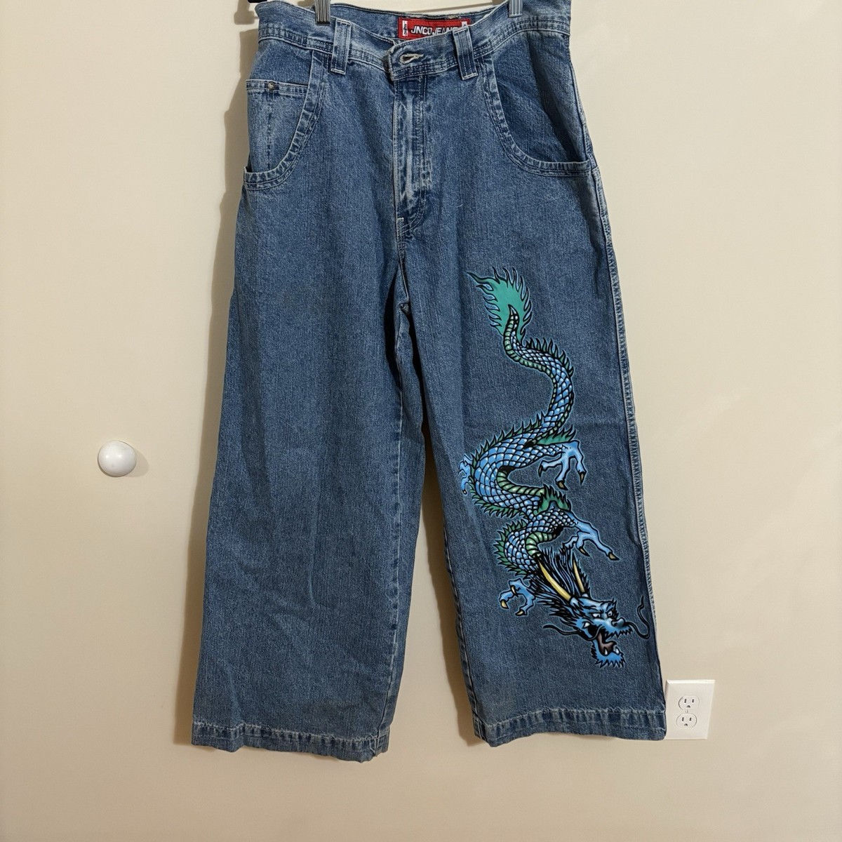 Rare Jnco Cloud Dragons Jeans Vintage Y2K Surf Blue | eBay