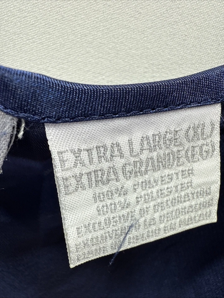 复古 Jaclyn Smith Studio 懒人连衣裙 XL 码蓝色缎面蕾丝 V 领睡衣 Y2K — 第 4/4 张图片