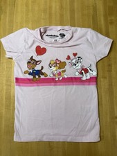 Nickelodeon PAW Patrol Girls 5T Pink Chase Skye Marshall Graphic T-Shirt