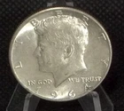 1964 P Kennedy Silver Half Dollar, Circulated, Nicer - Lot #A05