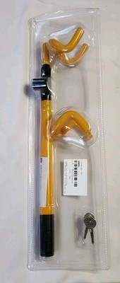 Autowear Heavy-duty Steering Wheel Lock 6009L Yellow Anti Theft Car Wheel Lock