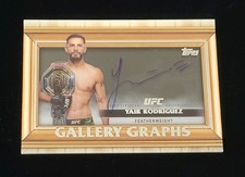 2024 Topps UFC Knockout YAIR RODRIGUEZ GALLERY GRAPHS ON CARD AUTO 