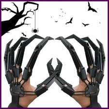 Halloween Articulated Fingers Scary Fake Fingers Skeleton Hand Cosplay Finger