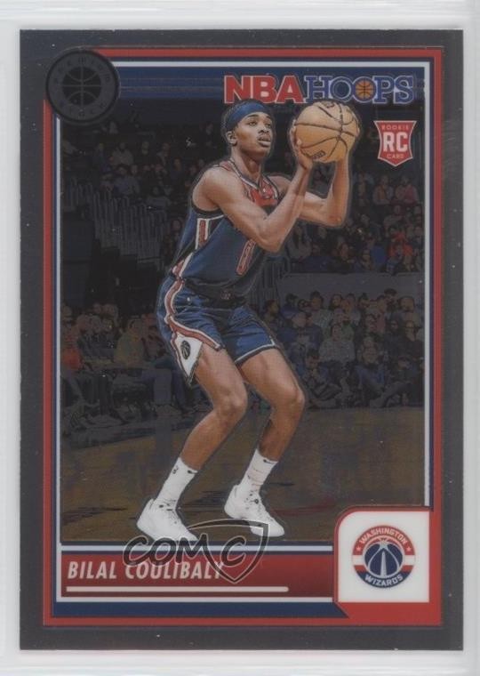 2023-24 Panini NBA Hoops Premium Stock Bilal Coulibaly #175 Rookie RC 0rt